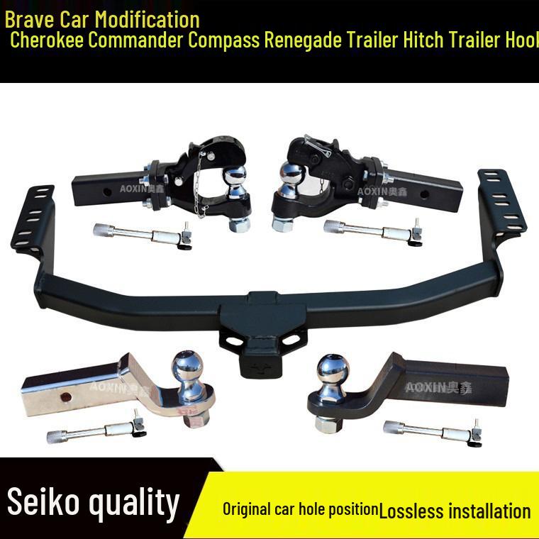 Fits JEEP Grand Cherokee, Renegade, Compass, Patriot, Wrangler Tow Hook Trailer Hitch Bar