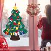 DIY Felt Christmas Tree Set Xmas Decorations Wall Hanging Ornaments Children Gifts Party