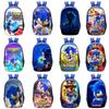 Sonic The Hedgehog 2 Children's Backpack For School Travel Colorful Artwork Unisex Design