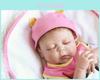 Lifelike 22" Silicone Reborn Doll Baby Girl Sleep Newborn Doll With Realistic Features