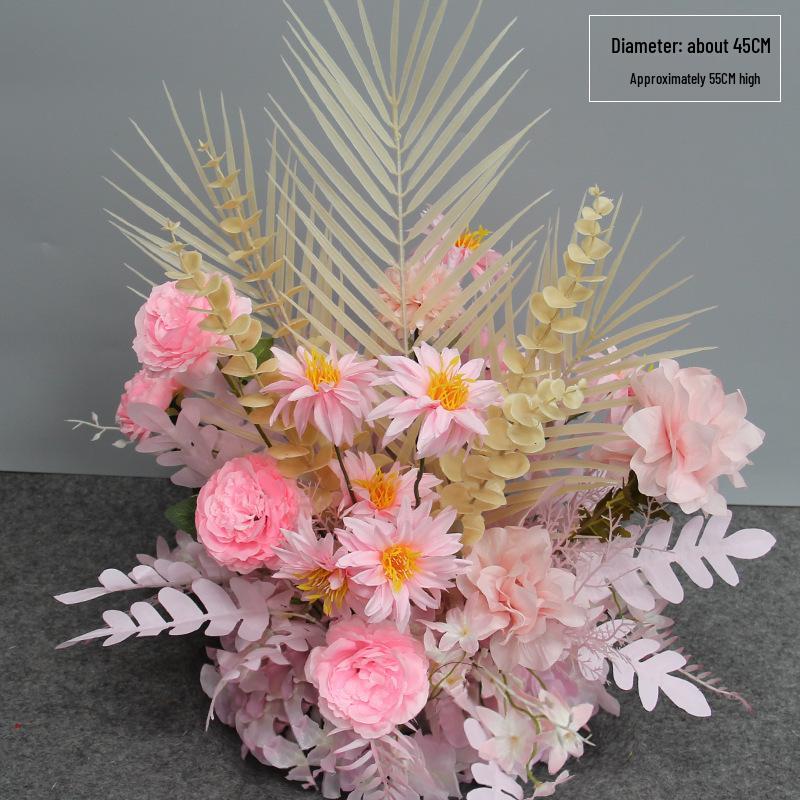 Artificial Wedding Aisle Flowers: Hotel Table Arrangements & Decorative Flower Balls for Stage and Welcome Area
