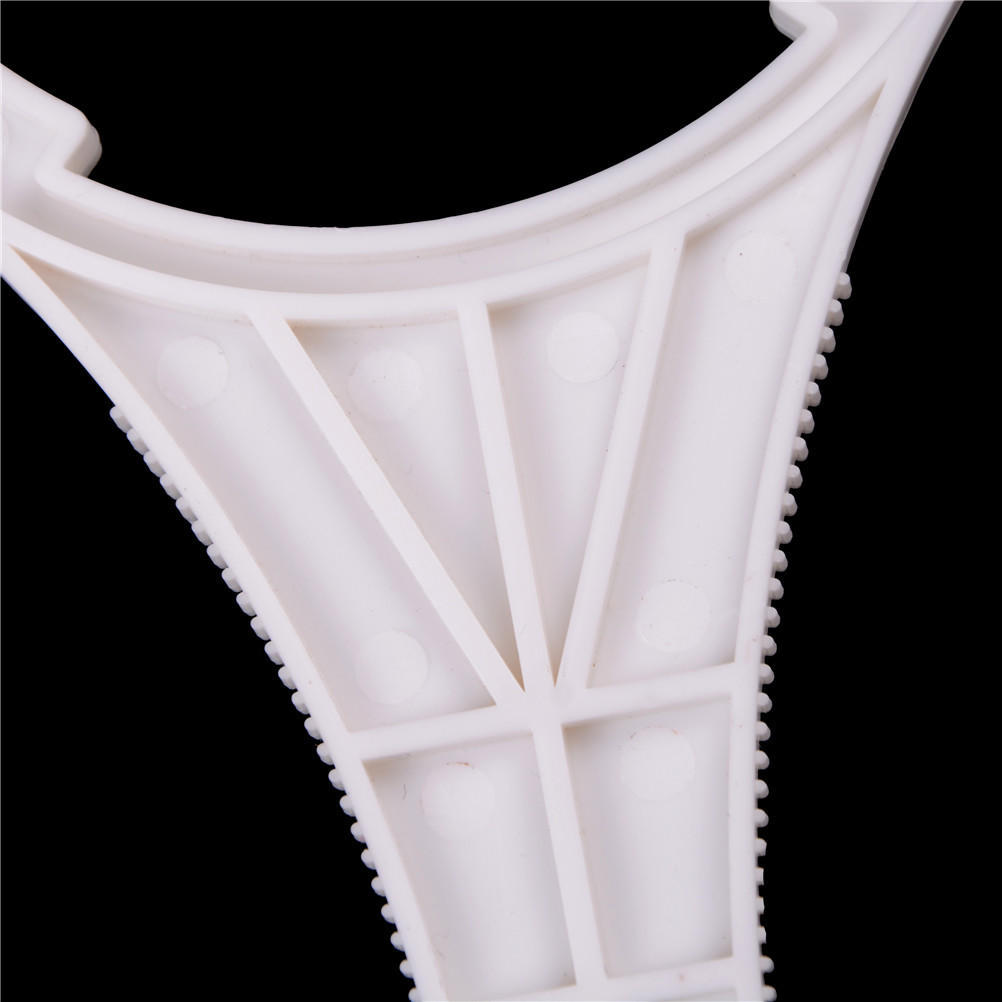 Dauerhafter weißer Ro-Schlüssel-Schlüsselgriff für 10" Wasserfilterpatronengehäuse