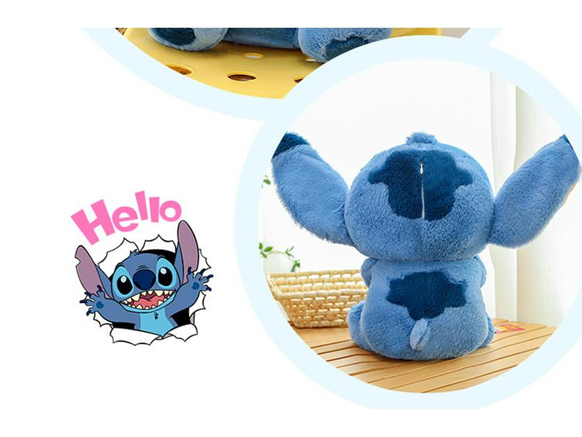Long-haired Stitch Doll Plush Toy - Lilo & Stitch Hugging Cushion