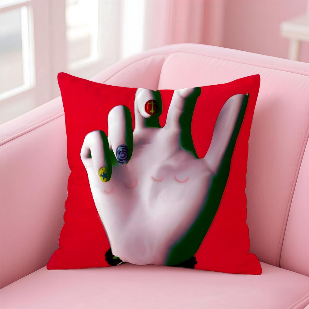 b-Bring Me The Horizon Cushion Cover Comfortable Reversible Pillow Cover Ideal for Car Sofa Bedroom & Beyond