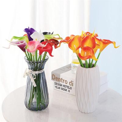 Real Touch Calla Lily Künstliche Blumen Calla Bouquet Für Hochzeit Hause Gefälschte Blume Dekoration