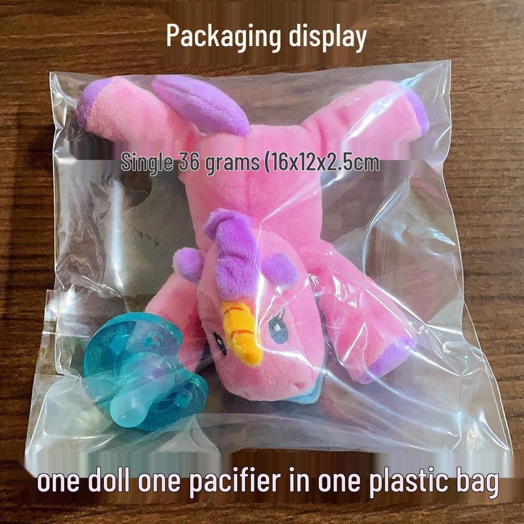 Baby Doll Plush Animal Silicone Pacifier Toy