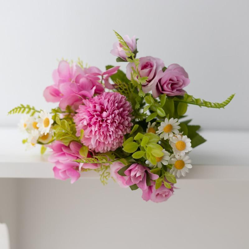 Artificial Flowers, 7-pronged Artificial Flowers, Peony Bouquets, Plastic Flowers, Daisies, Silk Fabric Flowers, Dried Flowers, Home Decoration