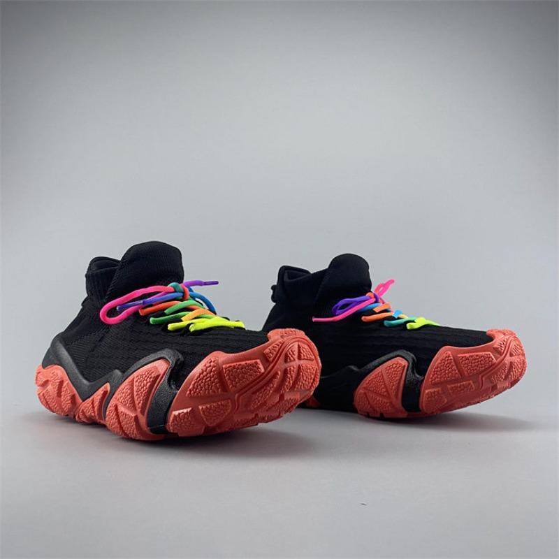 Mesh Male Shoes Thick Platform Men's Casual Sneakers Original Fashion Cheap Promotion Hot Breathable Deals High Quality Outdoor