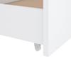 Vidaxl Struttura Letto con Cassetti, Bianca, Legno di Pino, 90 X 200 Cm