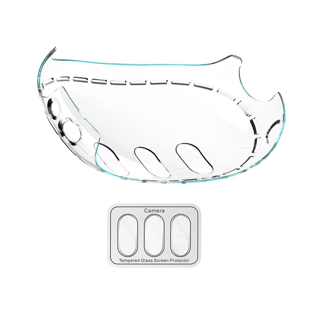 For Meta Quest 3 Accessories Silicone Protective Cover Shell Case VR Headset Head Face Cover Eye Pad VR Bag For Oculus Quest 3