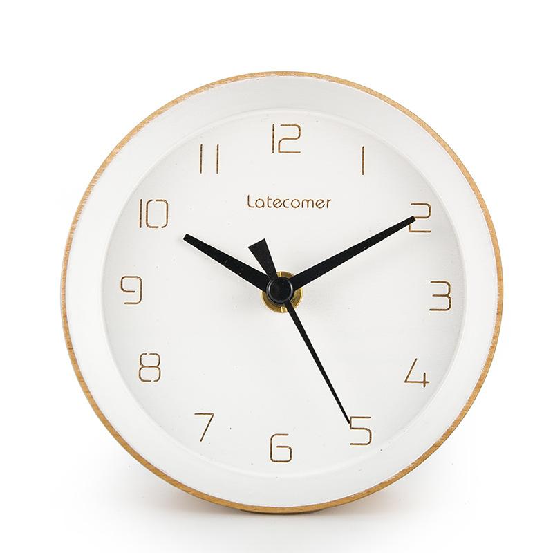 

Wooden Creative Pendulum Clock Ornamental Home Decor Bedroom Living Room Desktop Electronic Clock