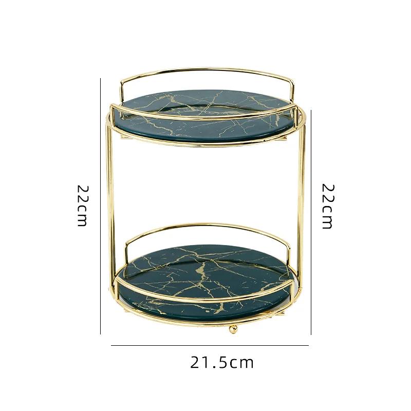 

Главная Ванная комната Настольная полка Мрамор Керамика Железо Искусство Двойная полка для хранения Косметический органайзер Вращающаяся полка для хранения Украшения зелёный