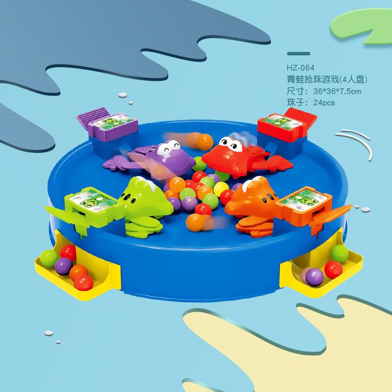 

Children S Little Frog Eats Doudou Ball Fun Toys, Frog Beads Parent-Child Interactive Multiplayer Table Games