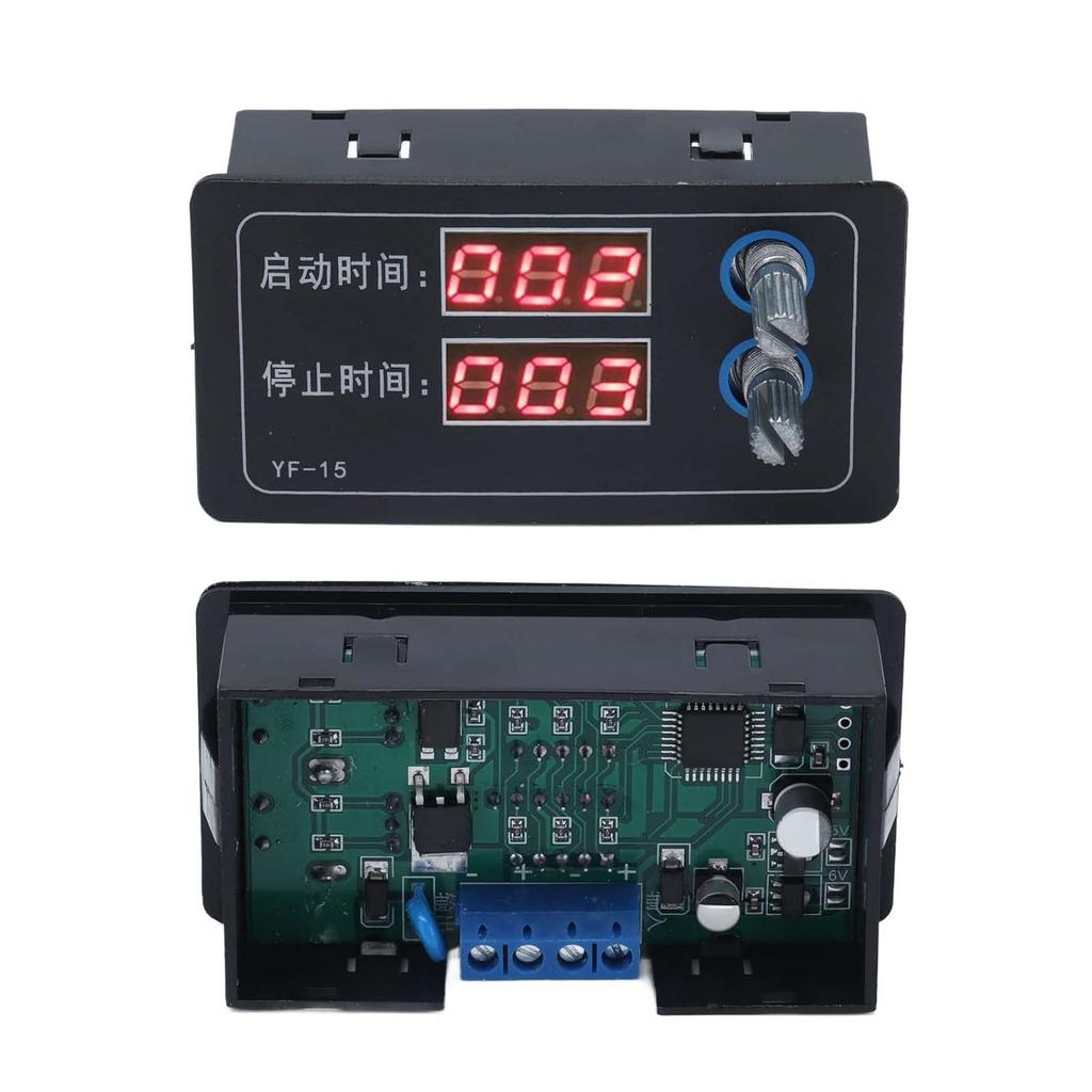 Multifunction High-precision Timer Relay, YF-15 Digital Cycle Timer Delay Switch Motor Controller Module