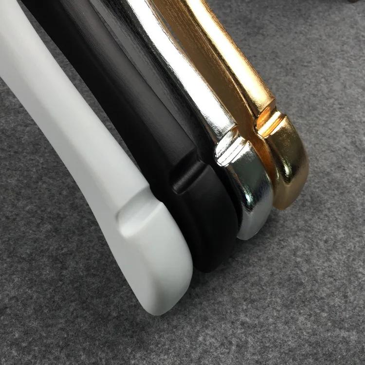 High-grade Women Coat Hanger,PP Imitation Wood Grain Hangers for Clothes Dress,Non-slip with Groove Clothing Rack for Pants,5pcs