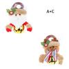 Christmas Bell Pendant Christmas Doll Cartoon Metal Round Bell Pendant Christmas Tree Decoration