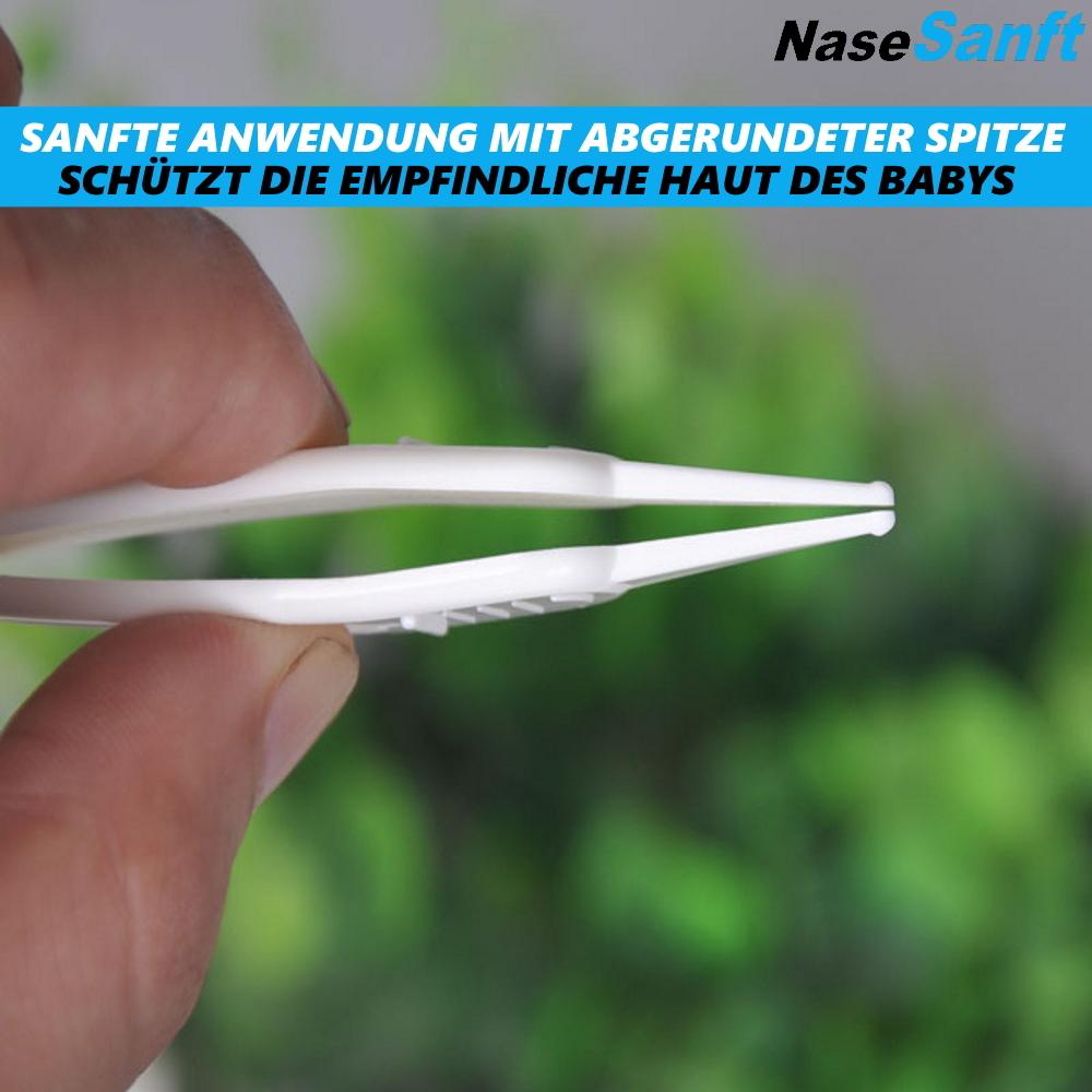 NaseSanft Baby Nasenpinzette Nasenreiniger Nasen Reiniger Pflege Zange Sauger