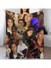New Miguel Cazarez Mora Seamless Collage Throw Blanket Cute 'S Blankets For Sofas Flannel Blankets