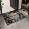 Vintage Welcome Doormat Entrance Door Mat Outdoor Front Room Rugs Foot Mat Hallway Carpet Floor Bathroom Bath Mats Washable