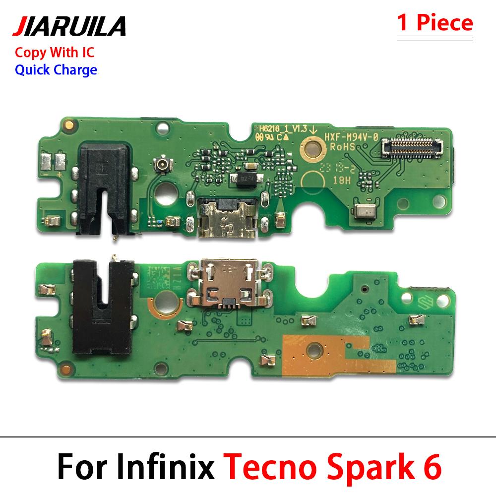 New Bottom Charging USB Date Dock Microphone Charger Flex Cable For Tecno Pop 1 Spark 1 6 Air 7 Pro 7T 8 8C 8P 8T 11C Go 1116