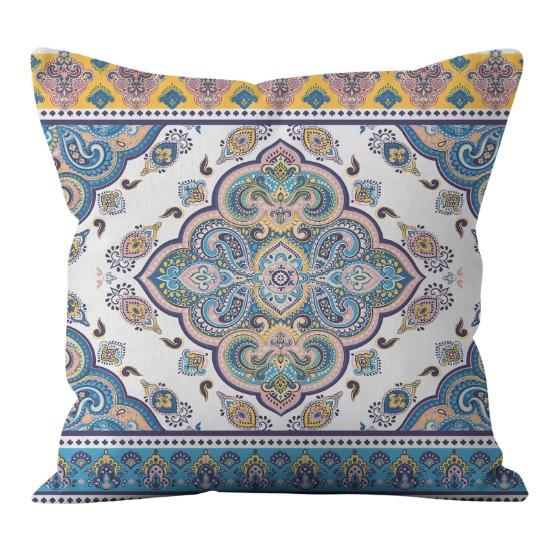 Japanese Retro Watercolor Texture Printed Pillow Case Home Sofa Pillow Cushion Cover Core-Free Premium Durable