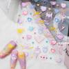 3D Cartoon Heart Princess Nail Art Stickers with Fairy Bow