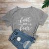 Faith Over Fear Unisex Streetwear T-Shirt - European & American Style