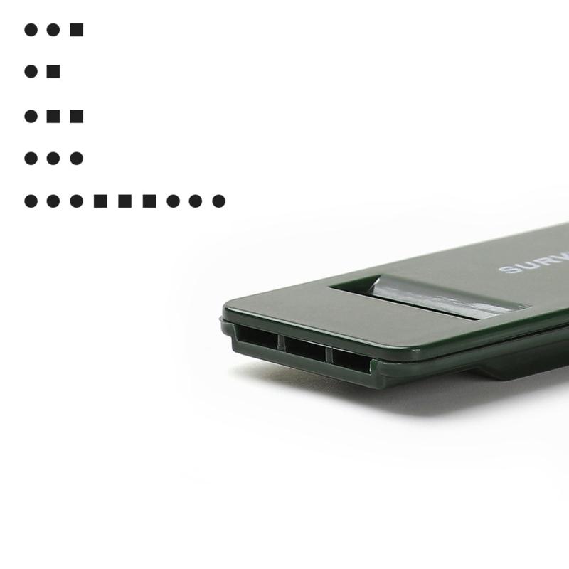 Portable Outdoor Survival Whistle Multiple Audio Whistle With Hanging Chain Emergency Camping Hiking