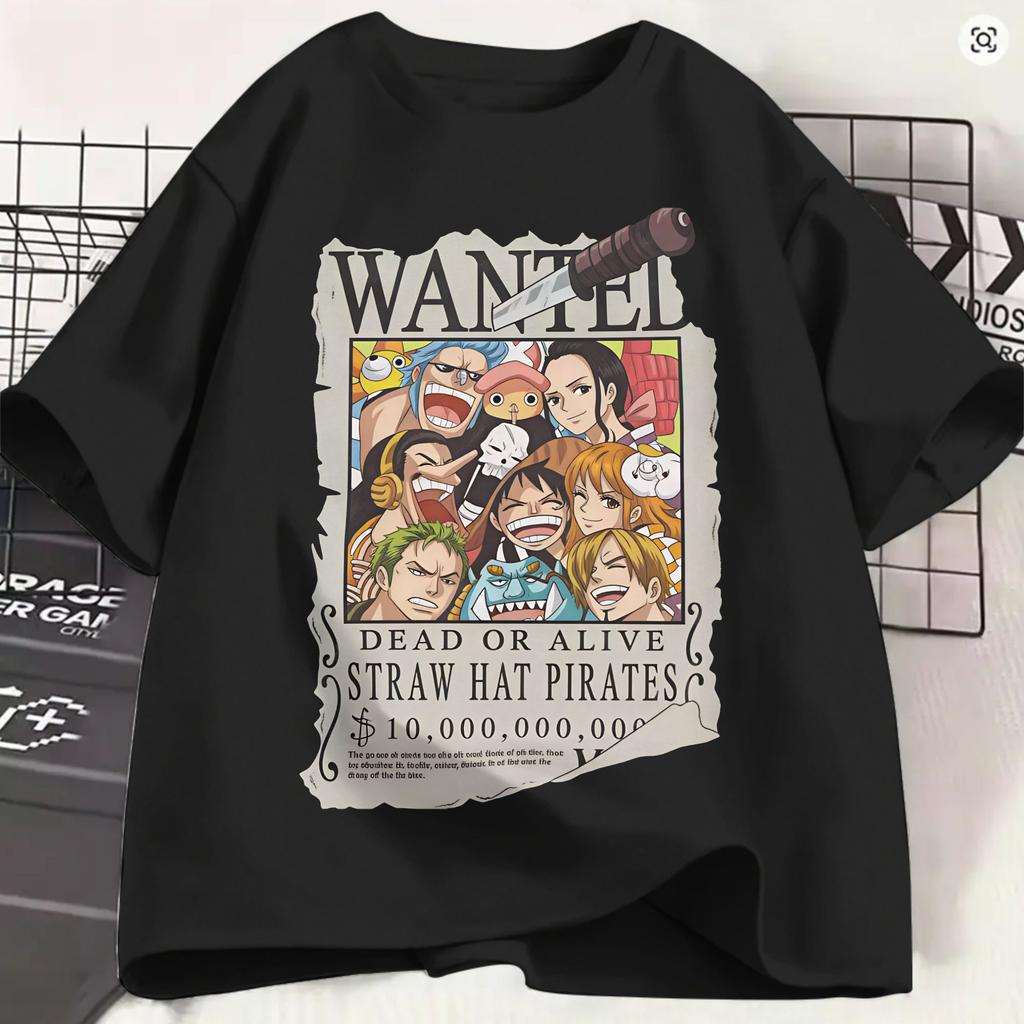 Ones Pieces Anime T Shirt Summer Fashion T Shirts Unisex 100 Cotton Comfortable Plus Size Top Tees Shortsleeve Vintage Tshirt