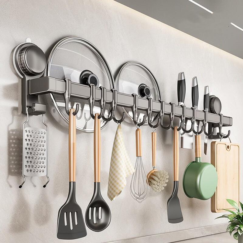 Suction Cup Kitchen Hook Rail