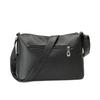 Einfarbige Damen Crossbody-Tasche mit geripptem Panel und Nieten-Details Elegante Kunstleder-Umhängetasche für den täglichen Gebrauch