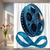 Film Filmrolle Duschvorhang Maschinenwaschbar Ganzjahres-Wasserdicht Sichtschutz Kino Design Kreativ Leicht zu Reinigen