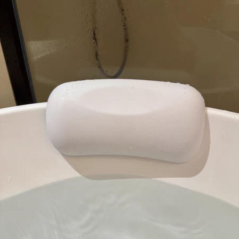 Waterproof Suction Cup Bath Pillow Headrest for Bathtub & Shower