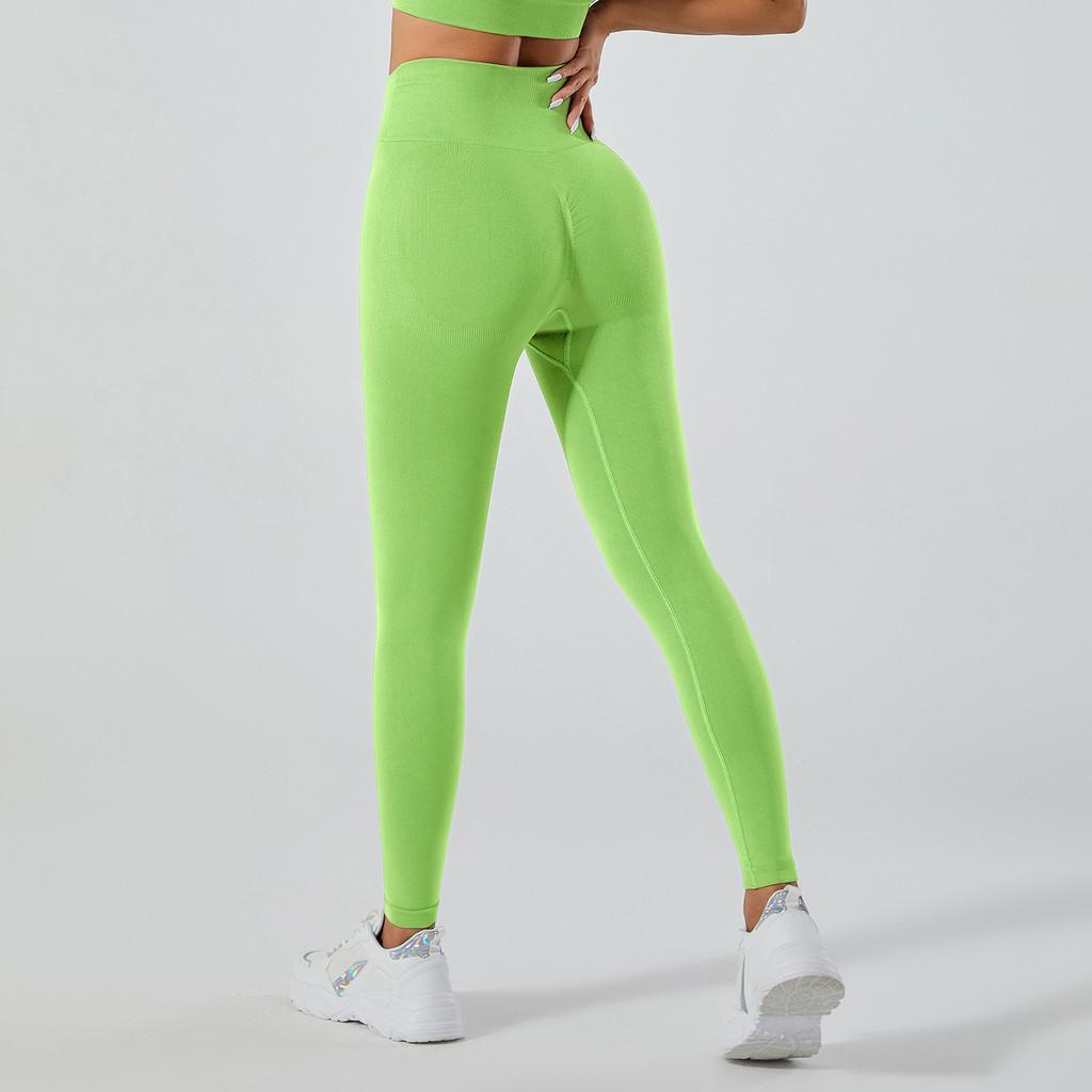 Seamless Yoga Pants For Women High Waist Tummy Control Sport Leggings For Running Fitness