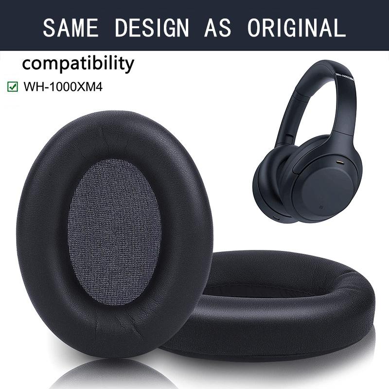 Replacement Earpads for Sony WH-1000XM4 Headphones Memory Foam Ear Cushions High Quality Earpads Headset Leather WH-1000XM4