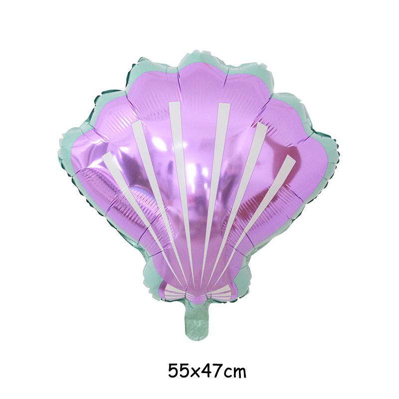 33Pcs/set Mermaid Party Number Balloons Rose Gold 0-9 Number Foil Balloon Kids Little Mermaid Theme Birthday Party Decorations