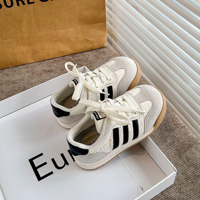 Autumn 2025 Kids' Sneakers: Korean Fashion Girls' Forrest Gump Style, Medium & Large Sizes, German Training & Casual Shoes