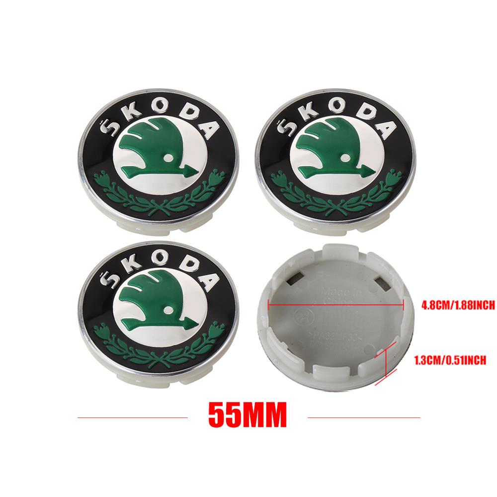 

Автомобильная наклейка 4 шт. 56 мм 60 мм Автостайлинг Колпачки центральных ступиц колес Покрытие дисков Значок Шильдик Наклейка Для Skoda Rapid Octavia RS Kodiaq Fa 4PCS-For Skoda