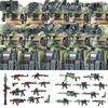 Commando Urbano Forze Speciali Figure Militari Blocchi da Costruzione SWAT Esercito USA Ucraina Soldati Assalto Fanteria Scudo Armi Giocattoli