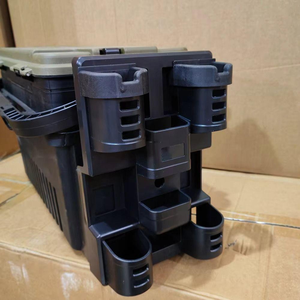 Double Pole Fishing Box Pole Bracket Inserting Device Fishing Gear Pole Hanging Tube Fishing Gear