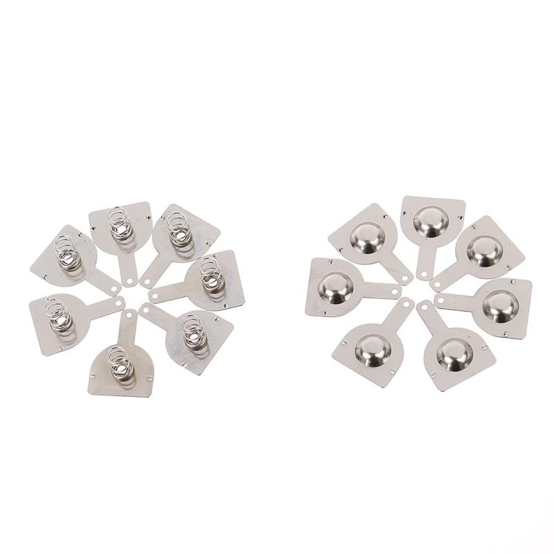 100Pcs 18650 Positivo e negativo Placa de mola de contato único 50 pares 16X18,5 mm
