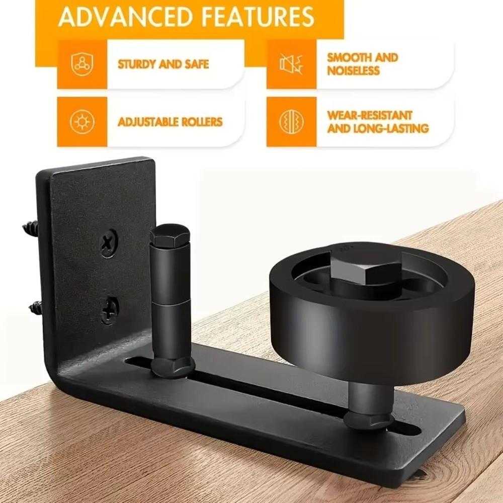 Adjustable Floor Guide Roller Carbon Steel Sliding Door Hardware Door Floor Guide For Barn Door