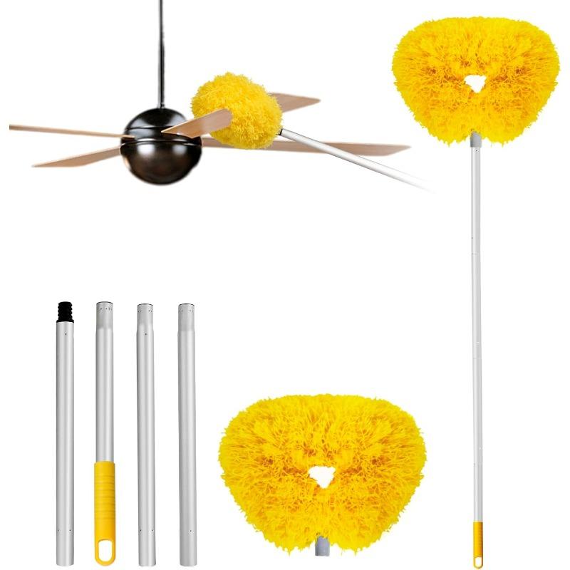 

Ceiling Fan Cleaner Duster Reusable Microfiber Ceiling Fan Blade Cleaner Removable Duster with Extension Pole