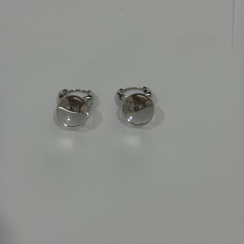 Clear Cool Minimalist Crystal Dewdrop Earrings & Unique Versatile Necklace for Women