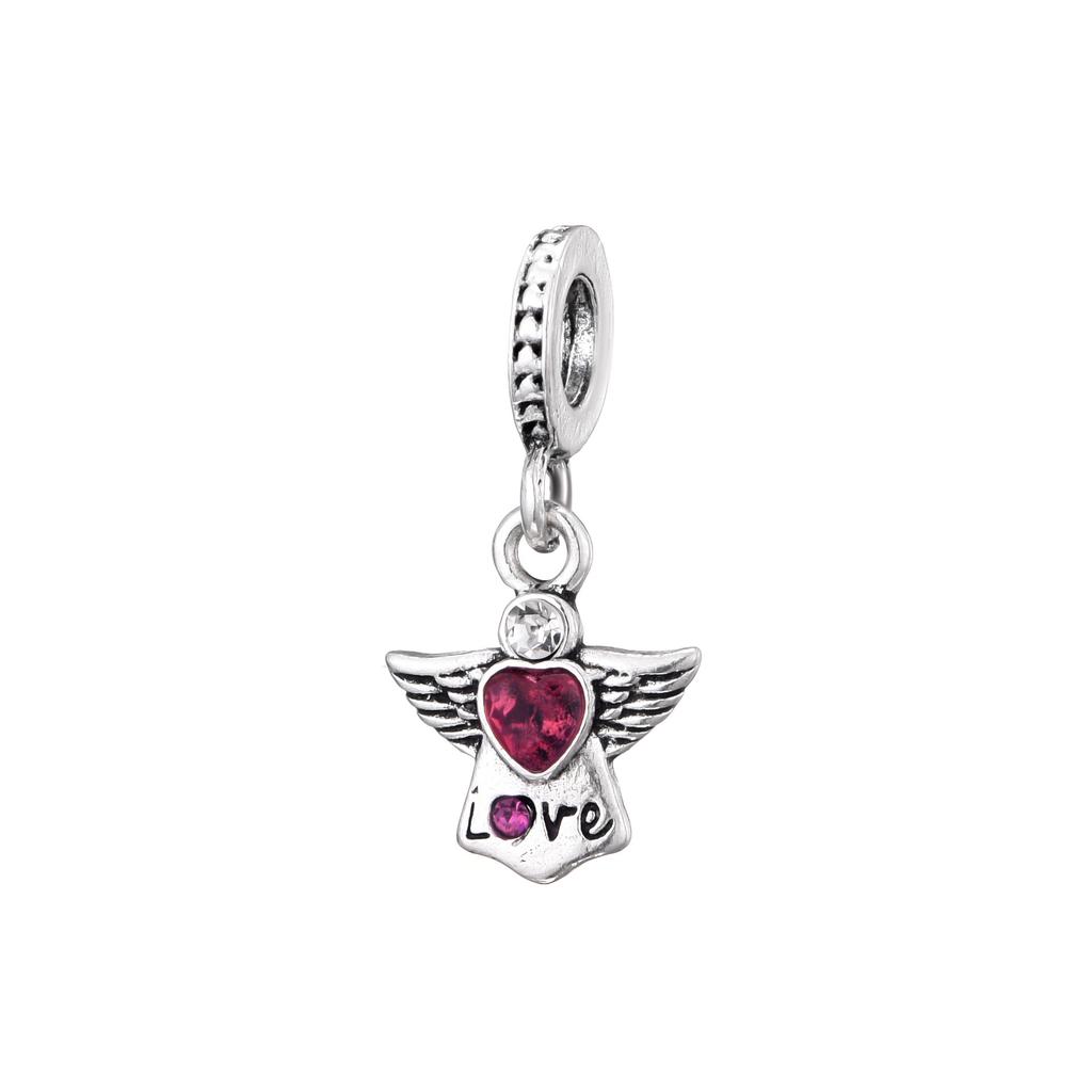 S925 Silver Cute Bear Giraffe Flower Heart Butterfly Bead Bracelet DIY Jewelry Making Kit