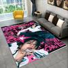 Moderne Kpop Hyunjin Stray Kids Rutschfeste Teppichmatte für Wohnzimmer, Schlafzimmer, Spielzimmer, Weicher Teppich Bodenmatte Heimdeko Teppich Kinderzimmer
