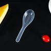 Fangcaodi Disposable Spoons 500 Pieces, Rice Spoons, Soup Spoons, Takeout Packaging Spoons, Small Tablespoons, Fruit Spoons, Barbecue Utensils