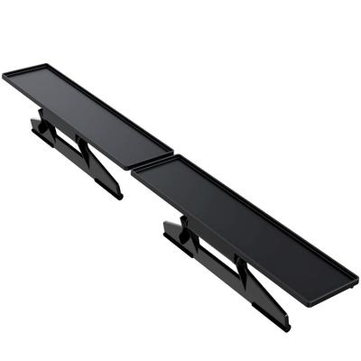 EURPMASK Display Board [34cm Wide X 8.4cm Deep, 2kg Weight Capacity] [Set of 2] Monitor Board, Screen Shelf, Office Storage, Monitor Shelf, Office