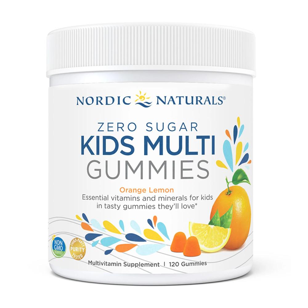 

Zero Sugar Kids Multi Gummies, Orange Lemon, 120 Gummies