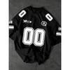 Men'S Summer Streetwear Graphic T-Shirt - Bold '00' Numerals Print Loose Fit Short Sleeve Tee